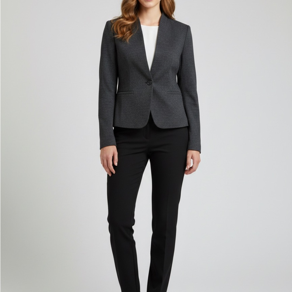 LOFT Textured Black Jacket